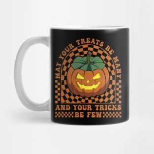 May Your Treats Be Many Spooky Pumpkin Halloween Mug